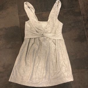 Shimmery Silver Tank